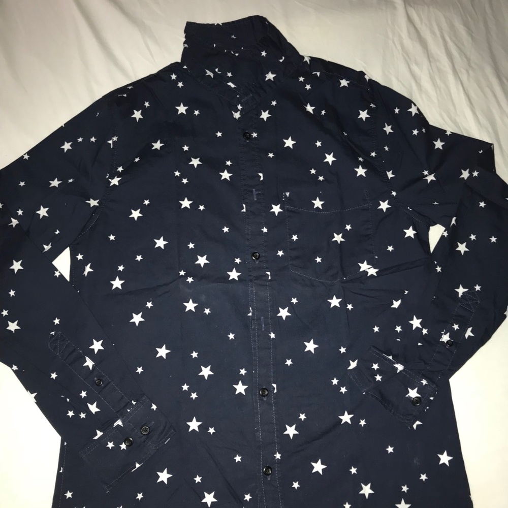 Stars Button Up